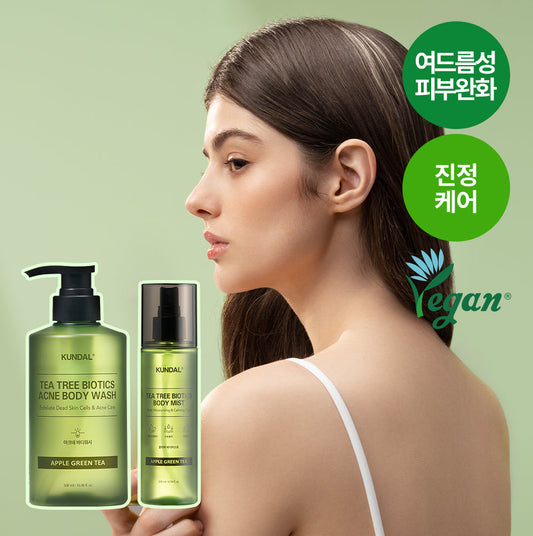 [KUNDAL] Choose 1 of 2 Kundal Tea Tree Biotics Acne Body Wash/Body Mist