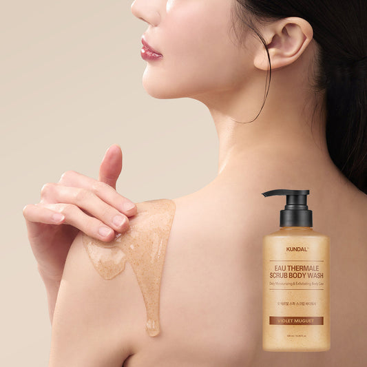 [KUNDAL] Kundal Eau Thermal Spa Scrub Body Wash 500ml (3 types, choose 1)