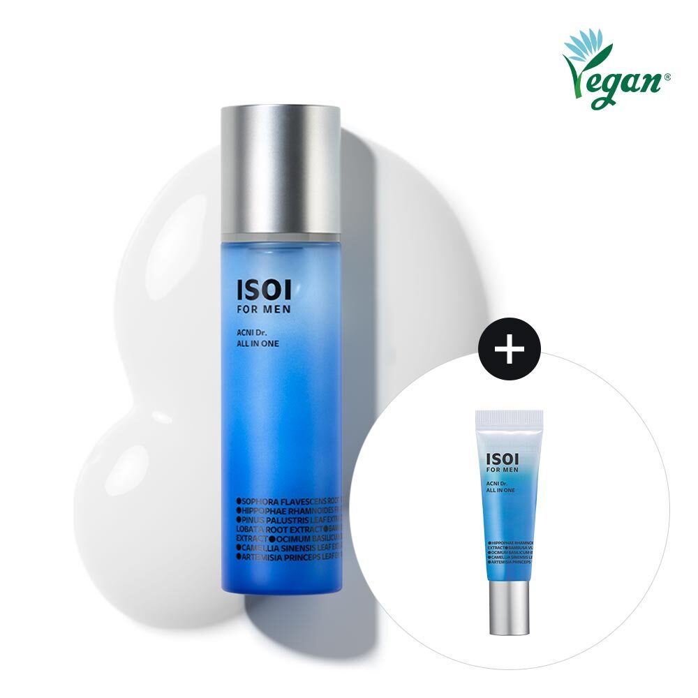 [Isoi] For Men Clarifying Doctor All-in-One 100ml Set (+Soothing All-in-one 15ml)