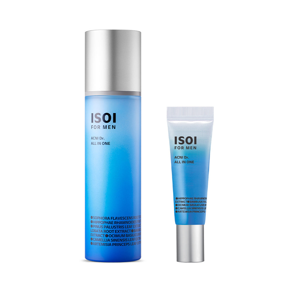 [Isoi] For Men Clarifying Doctor All-in-One 100ml Set (+Soothing All-in-one 15ml)