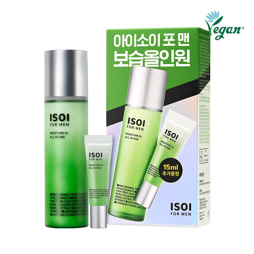 [isoi] ISOI For Men Moisture Doctor All-in-One 100ml Special (+Moisturizing All-in-one 15ml)