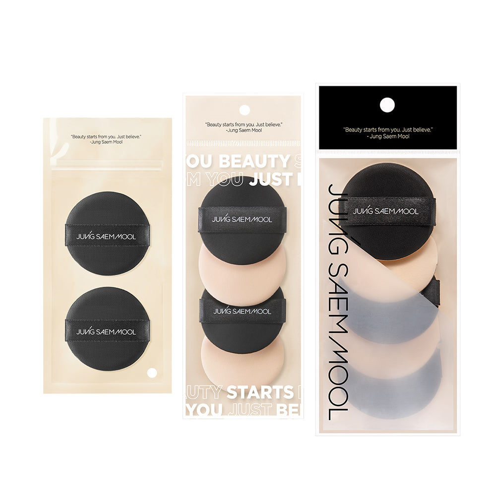 [JUNGSAEMMOOL] 3 types of Jeongsaemmul cushion puffs