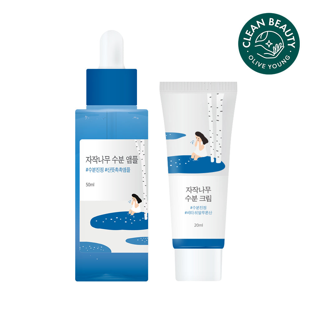 [Round Lab] Round Lab Birch Feuchtigkeits-Ampulle 50ml Special (+Creme 20ml)