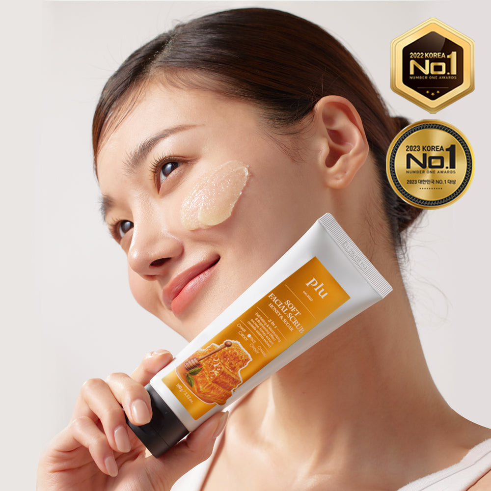 [Plus] Flu Soft Facial Scrub Honey & Sugar 100g