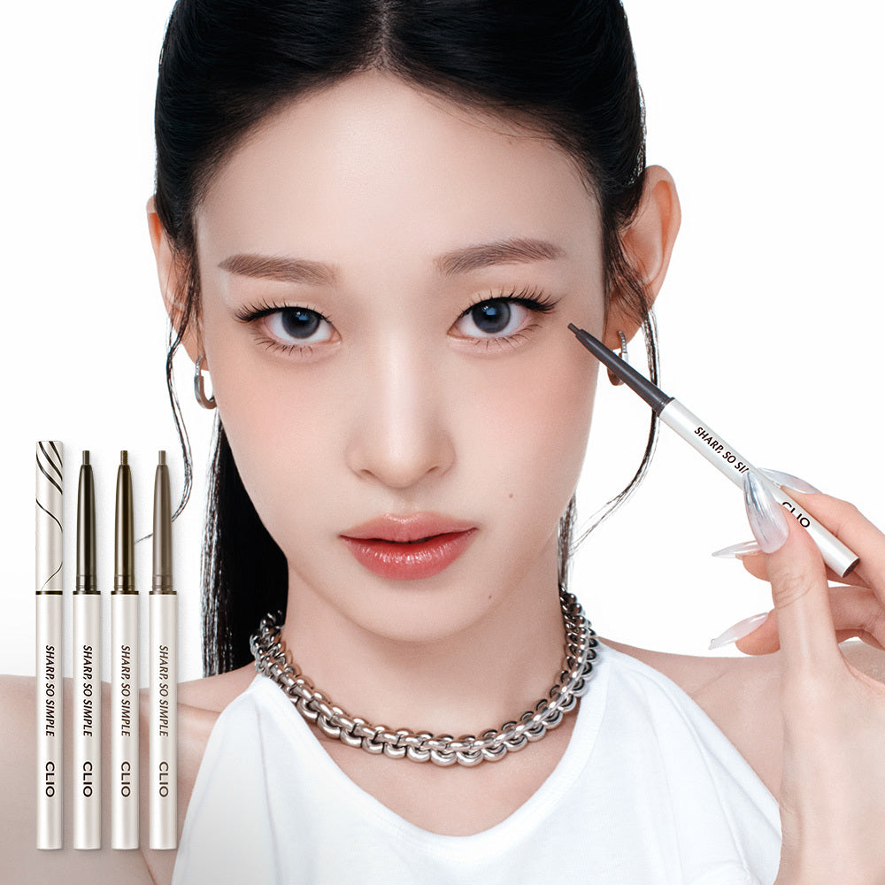 [CLIO] Clio Sharp So Simple wasserfester Eyelinerstift Einzel-/Doppelset