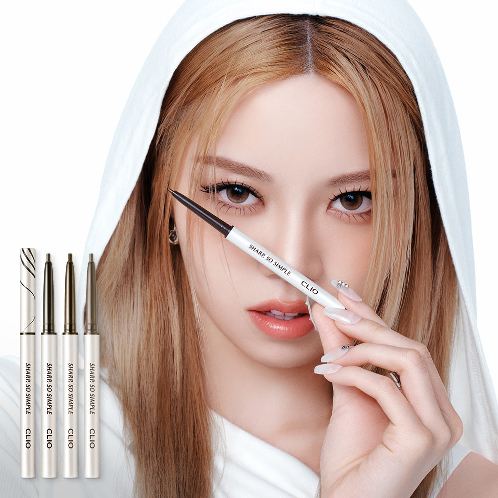 [CLIO] Clio Sharp So Simple wasserfester Eyelinerstift Einzel-/Doppelset