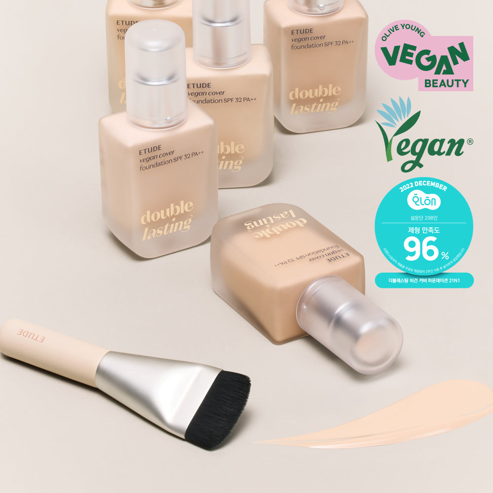 ```json
[
  {
    "translated_text": "[Etude] Etude Double Lasting Vegan Cover Foundation (Pinsel-Design/Einzelartikel)"
  }
]
```