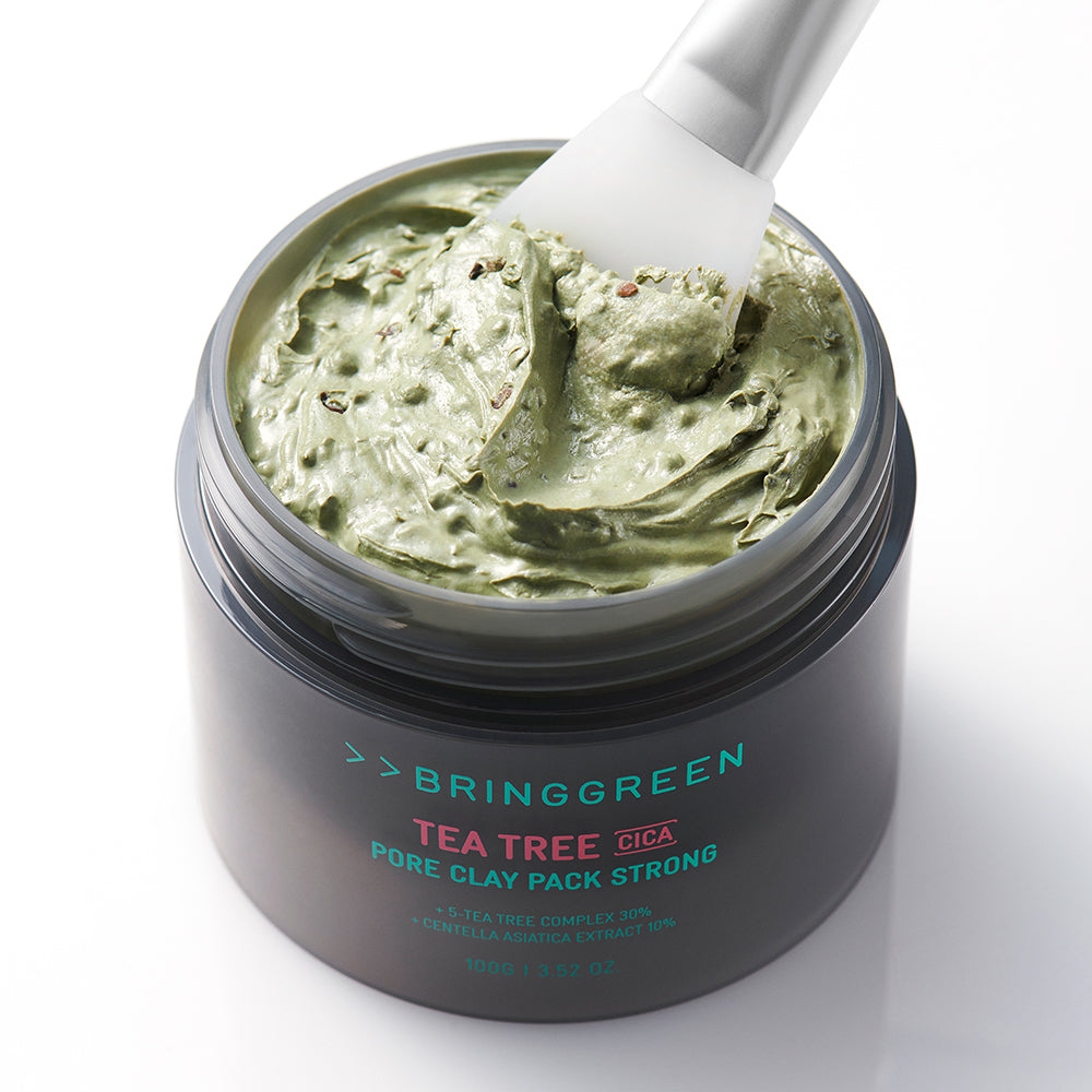 [BRING GREEN] Bringgreen Tea Tree Cica Pore Clay Pack Strong 100g (2 packs/single item)
