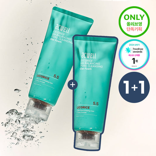 [ACWELL] Acwell Licorice Water PH Balancing Pore Cleansing Gel Foam