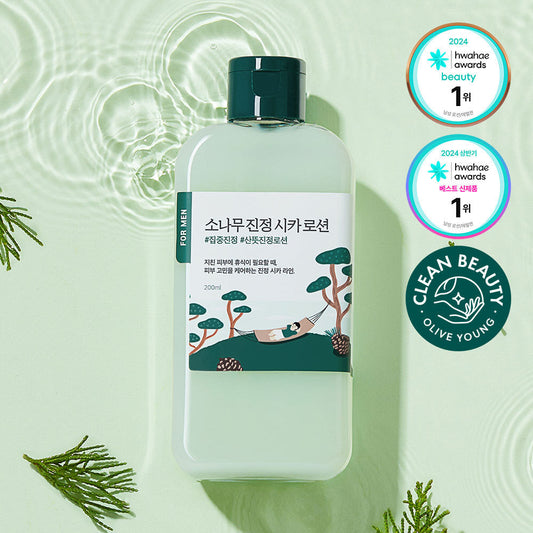 [Round Lab] Round Wrap for Men Pine Soothing Cica Lotion 200ml