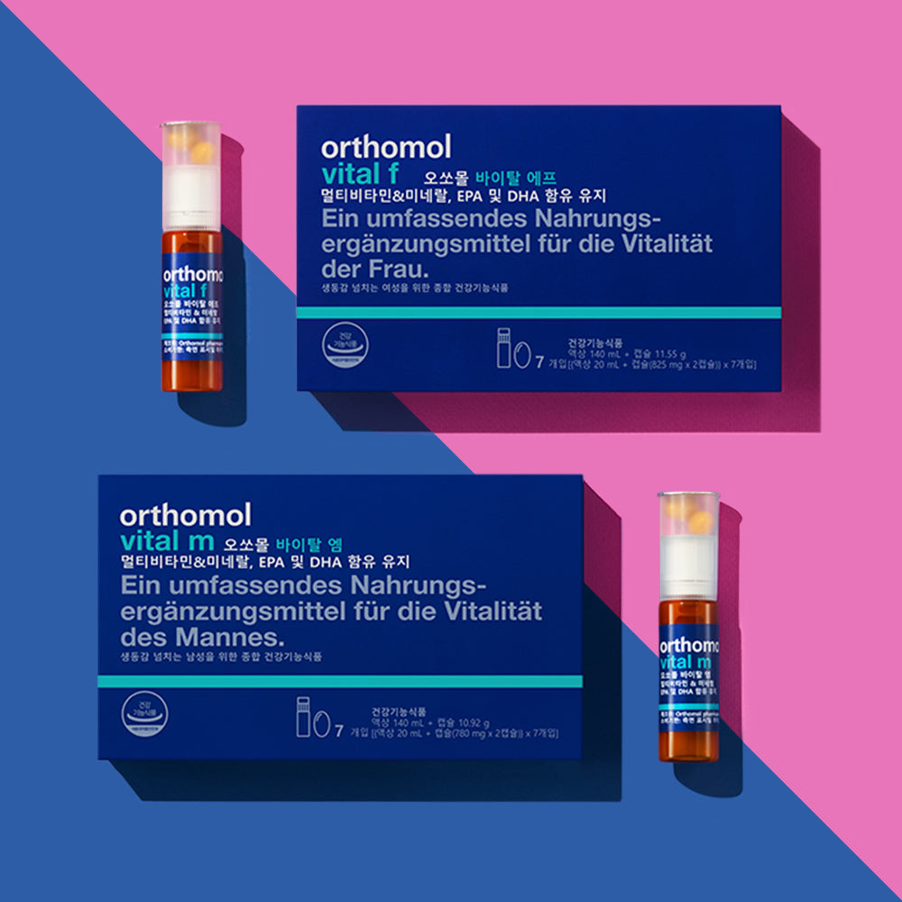 [Orthomol] Orthomol Vital M/F Multivitamin & Mineral 7 Pack (Men/Women)