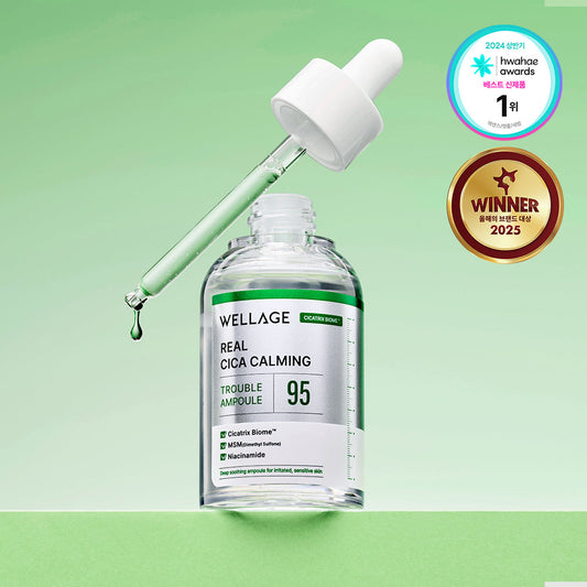 [wellage] Wellage Real Cica Calming 95 Trouble Ampoule 50ml