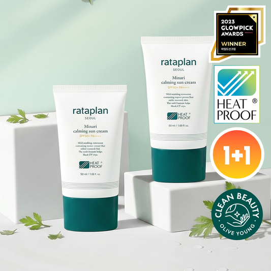 [rataplan] Lata Plan Water Parsley Cica Trouble Soothing Sun Cream 1+1 Special (50ml+50ml)