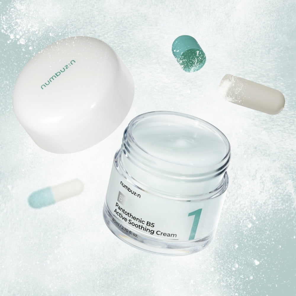 [NUMBUZIN] Numbers In No. 1 Pantothenic Acid Active Soothing Cream 80ml Special (+6 pads)
