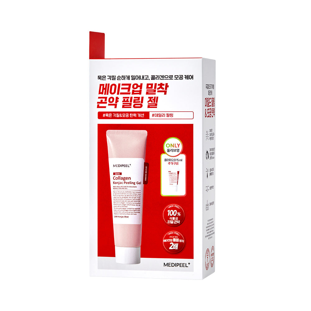 [MEDI-PEEL] Medi-Peel Red Lacto Collagen Konjac Peeling Gel 95ml Special (+Red Lacto Foam 15ml)