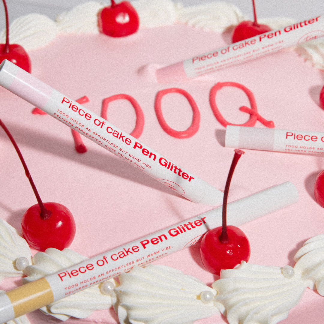 [Tooq] Took Piece of Cake Pen Glitter No. 4 Rare Pink*