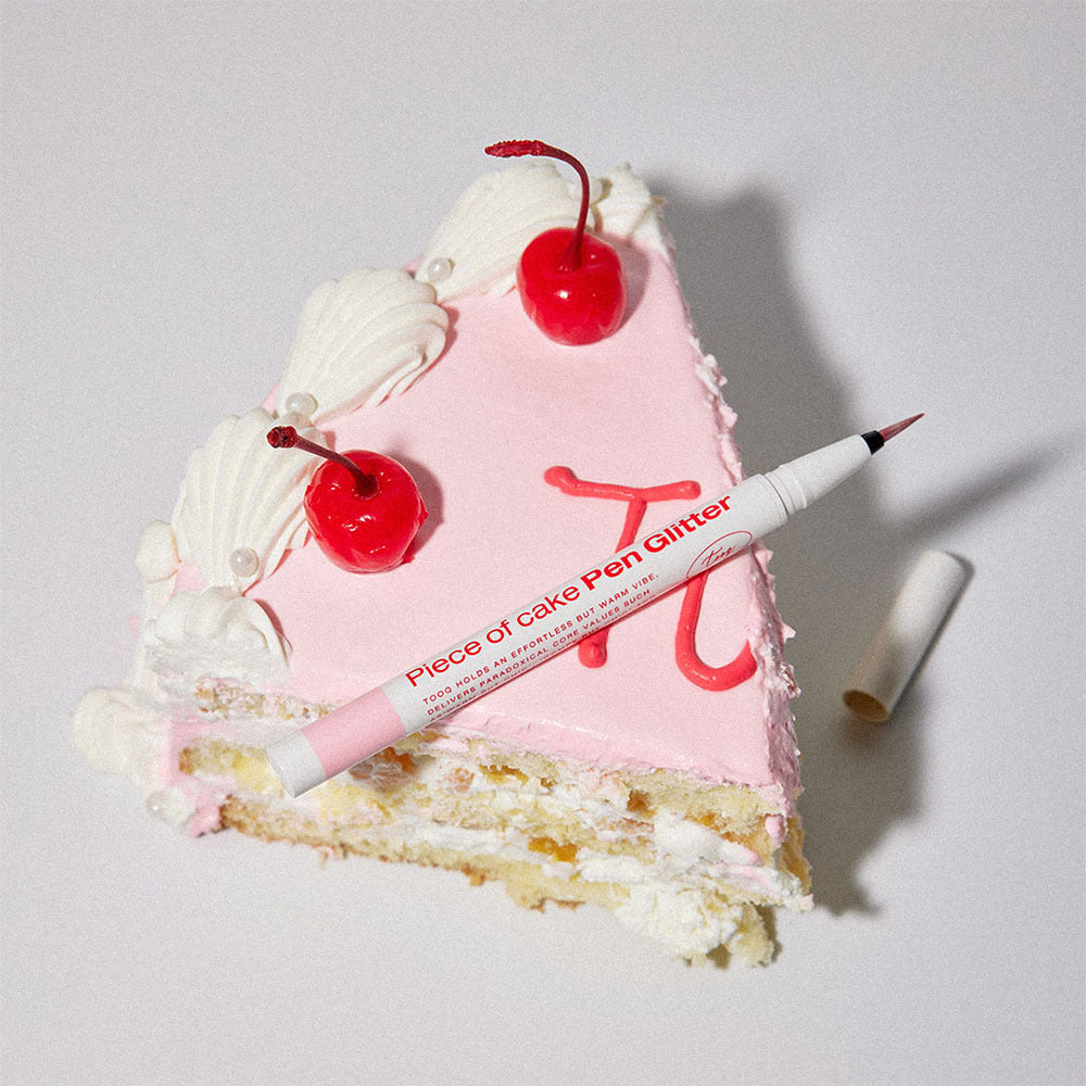 [Tooq] Took Piece of Cake Pen Glitter No. 4 Rare Pink*