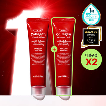 [MEDI-PEEL] Medi-Peel Red Lacto Collagen Wrapping Mask 70ml (+70ml Doppelset)