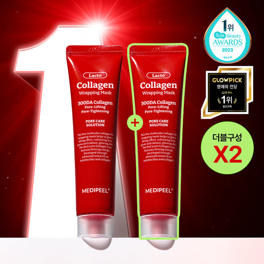 [MEDI-PEEL] Medi-Peel Red Lacto Collagen Wrapping Mask 70ml (+70ml double plan)