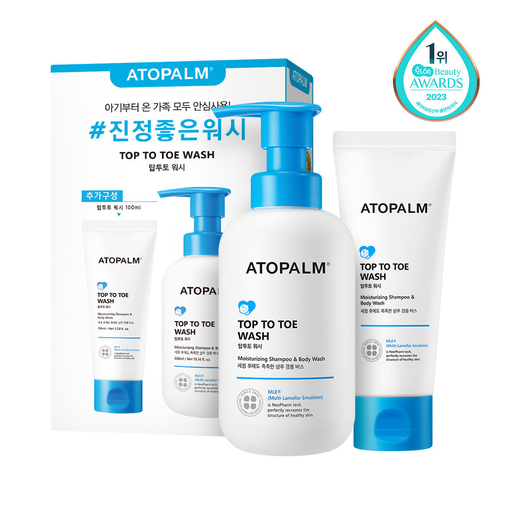 [Atopalm] Atopam Top to Toe Wash 300ml special (300ml+100ml)