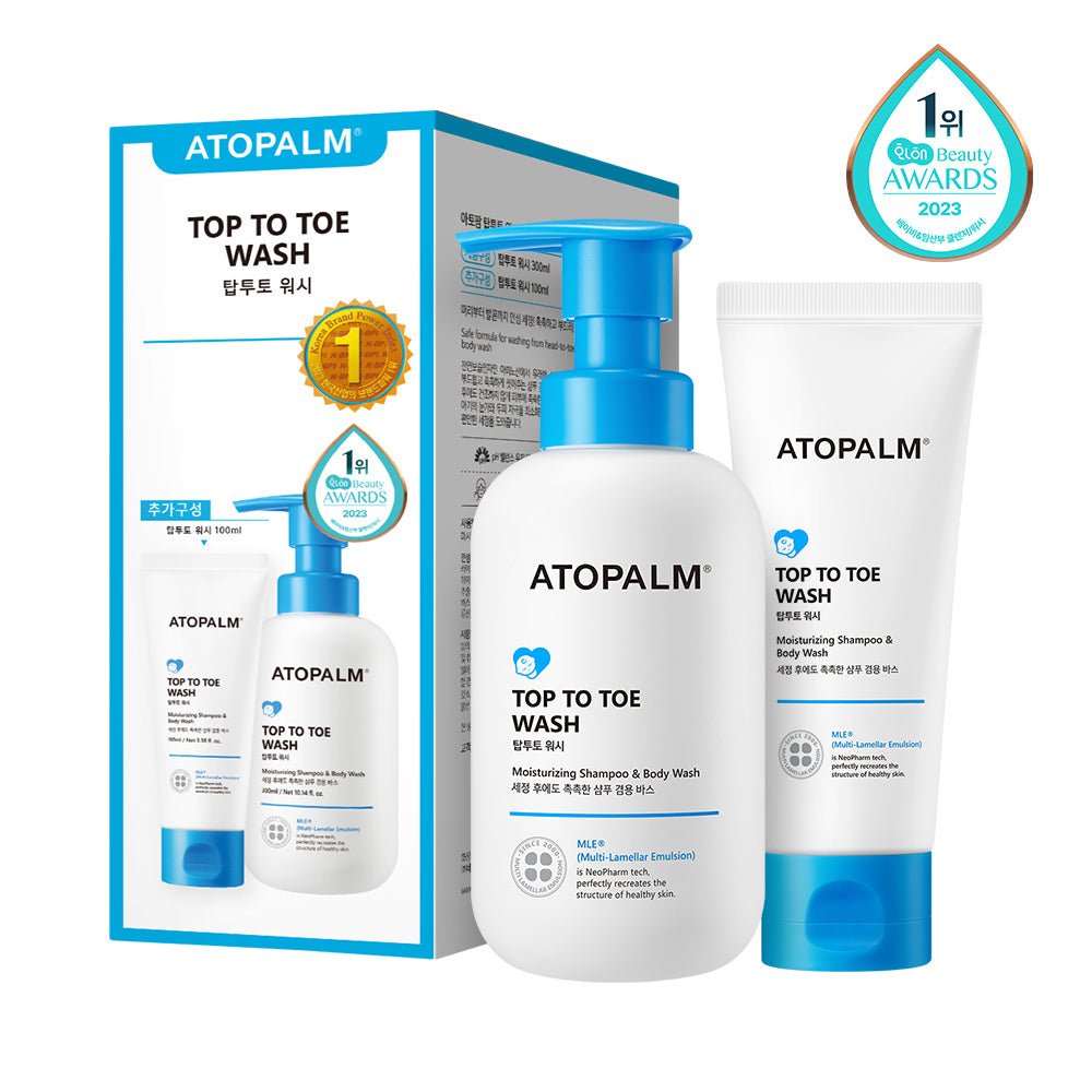 [Atopalm] Atopam Top to Toe Wash 300ml special (300ml+100ml)