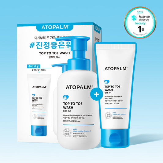 [Atopalm] Atopam Top to Toe Wash 300ml special (300ml+100ml)