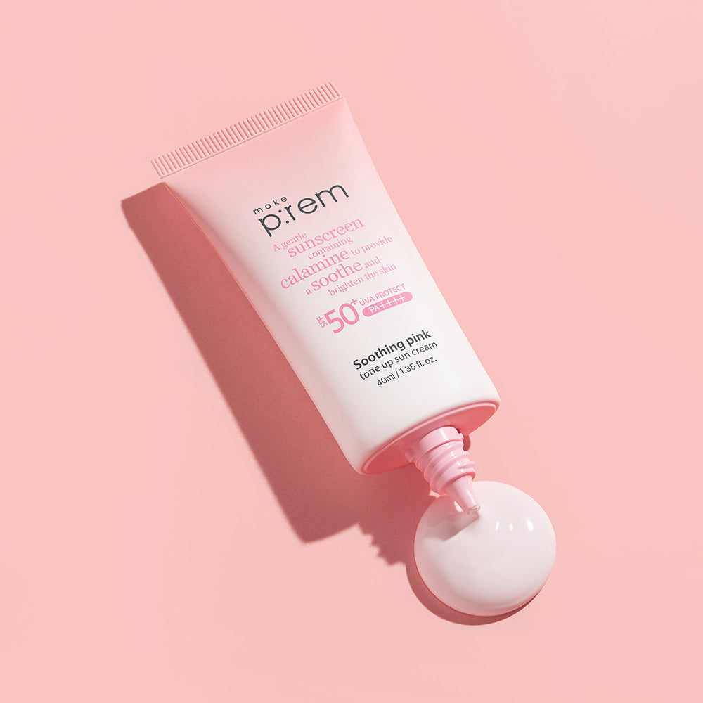 [Make P:rem] MakePrem Crème Solaire Tonifiante Rose Apaisante 40ml+40ml Spécial (+20ml)