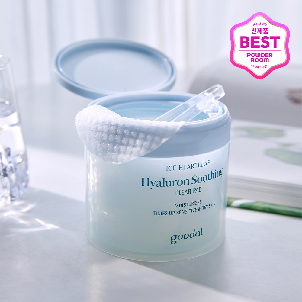 [Goodal] Goodal Heartleaf Hyaluronic Soothing Clear Pads 70 sheets (+10 sheets free)
