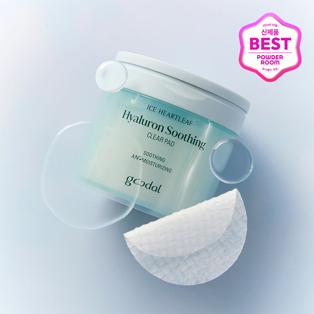 [Goodal] Goodal Heartleaf Hyaluronic Soothing Clear Pads 70 sheets (+10 sheets free)