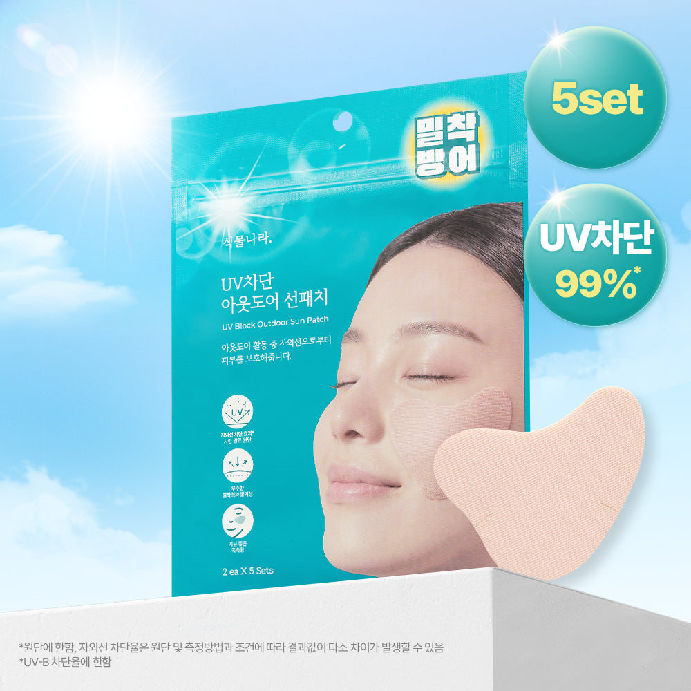 [Shingmulnara] Plant Nara UV Blocking Outdoor Face/Back Neck Sun Patch (2eaX5sets)