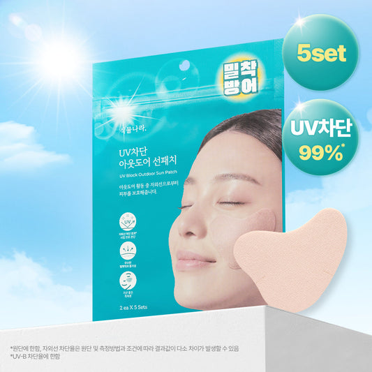 [Shingmulnara] Plant Nara UV Blocking Outdoor Face/Back Neck Sun Patch (2eaX5sets)