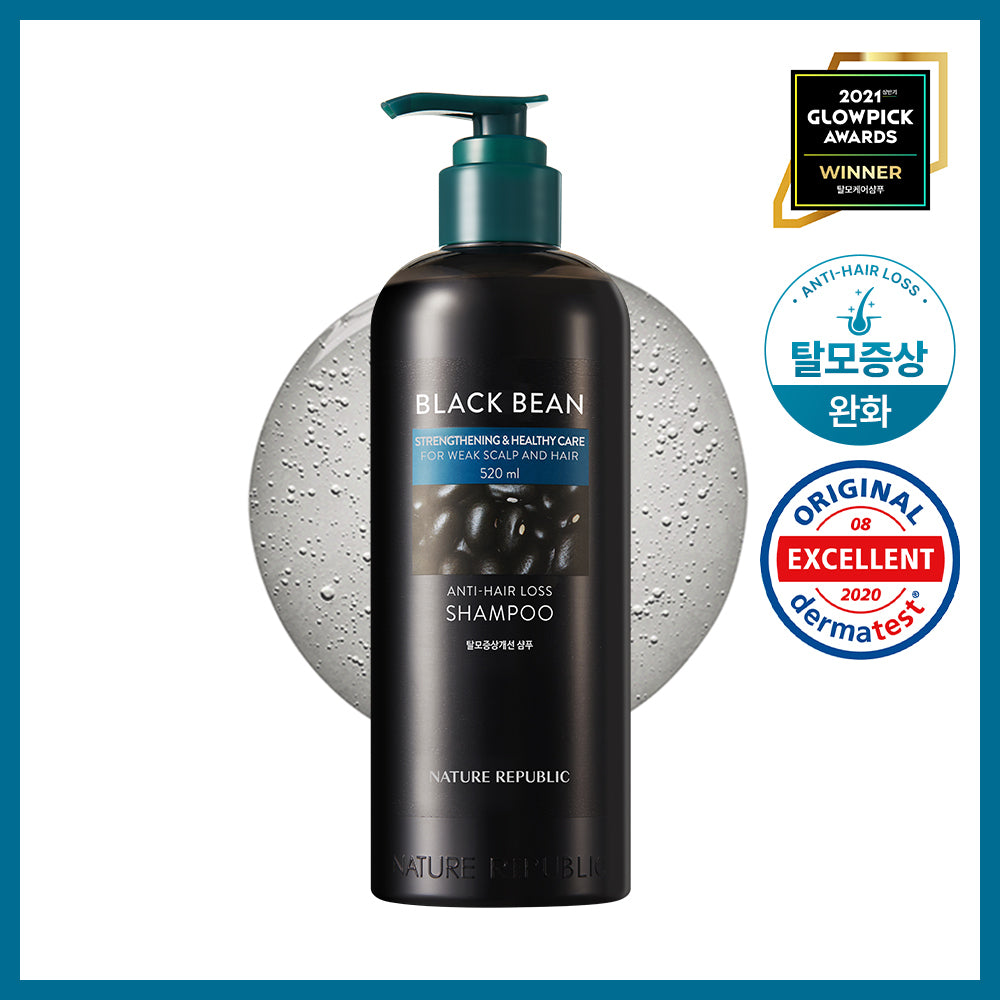 [NATURE REPUBLIC] Nature Republic Black Bean Hair Loss Symptoms Improvement Shampoo 520ml