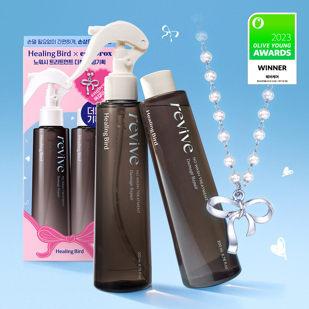 [healingbird] Healing Bird Revive No-Wash Treatment Damage Repair 200ml+200ml Refill Plan