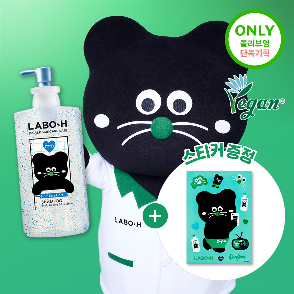 [LABO.H] ] LaboH Cooling & No Sebum Shampoo 750ML Special (+Shampoo 100ML)