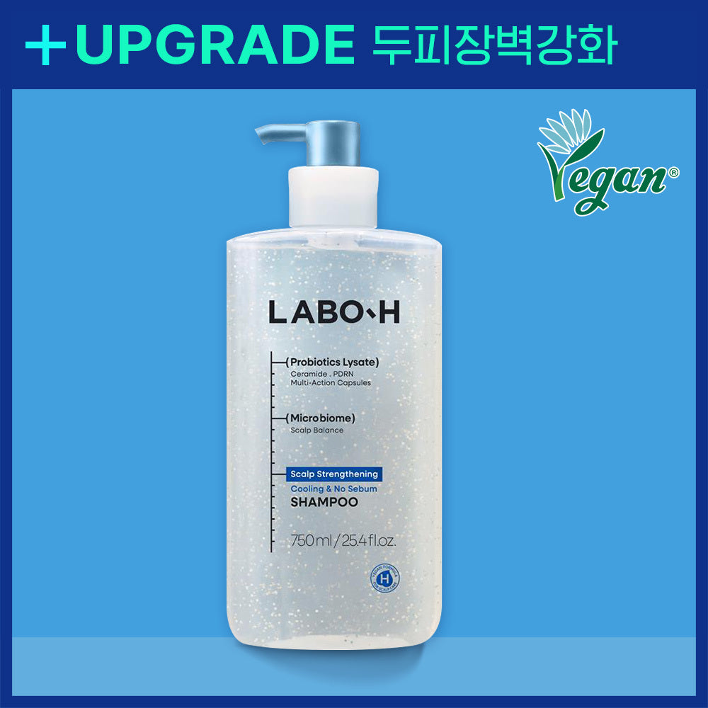 [LABO.H] ] LaboH Cooling & No Sebum Shampoo 750ML Special (+Shampoo 100ML)