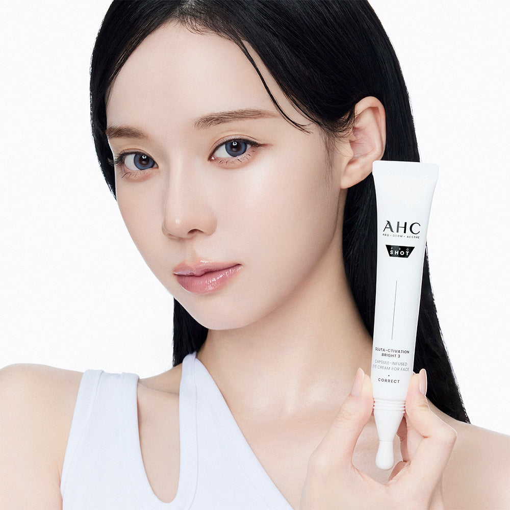 [AHC] AHC Pro-Shot Gluta Bright Eye Cream For Face 30ml Special (+Serum 10ml)