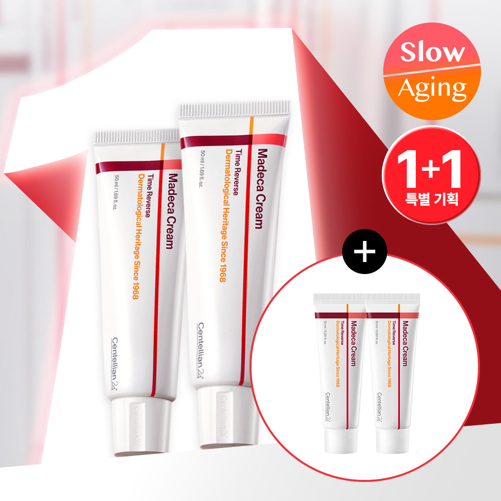 [Centellian24] Madeca Cream Time Reverse Double Set (50ml x 2 + 15ml x 2)