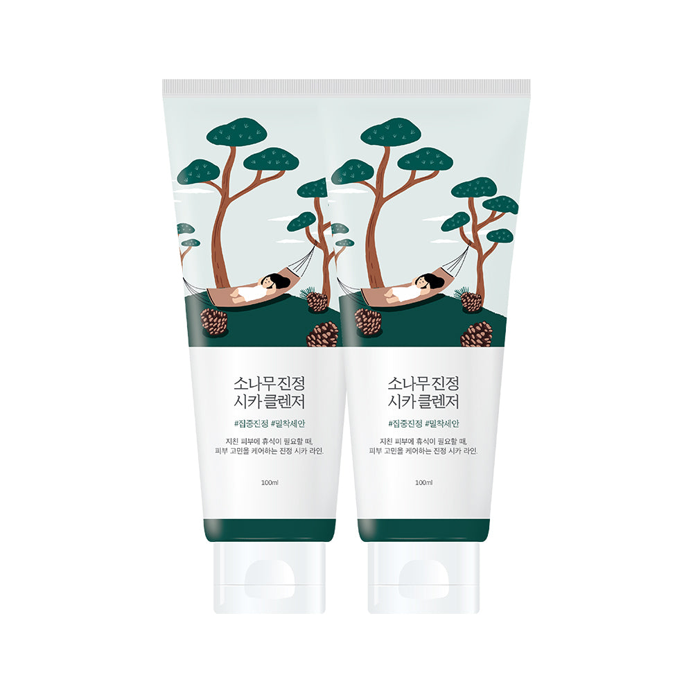[Round Lab] Round Lab Pine Soothing Cica Cleanser 100ml+100ml