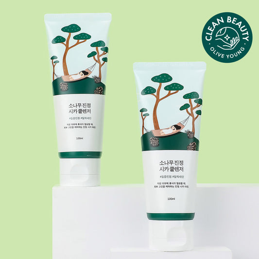 [Round Lab] Round Lab Pine Soothing Cica Cleanser 100ml+100ml