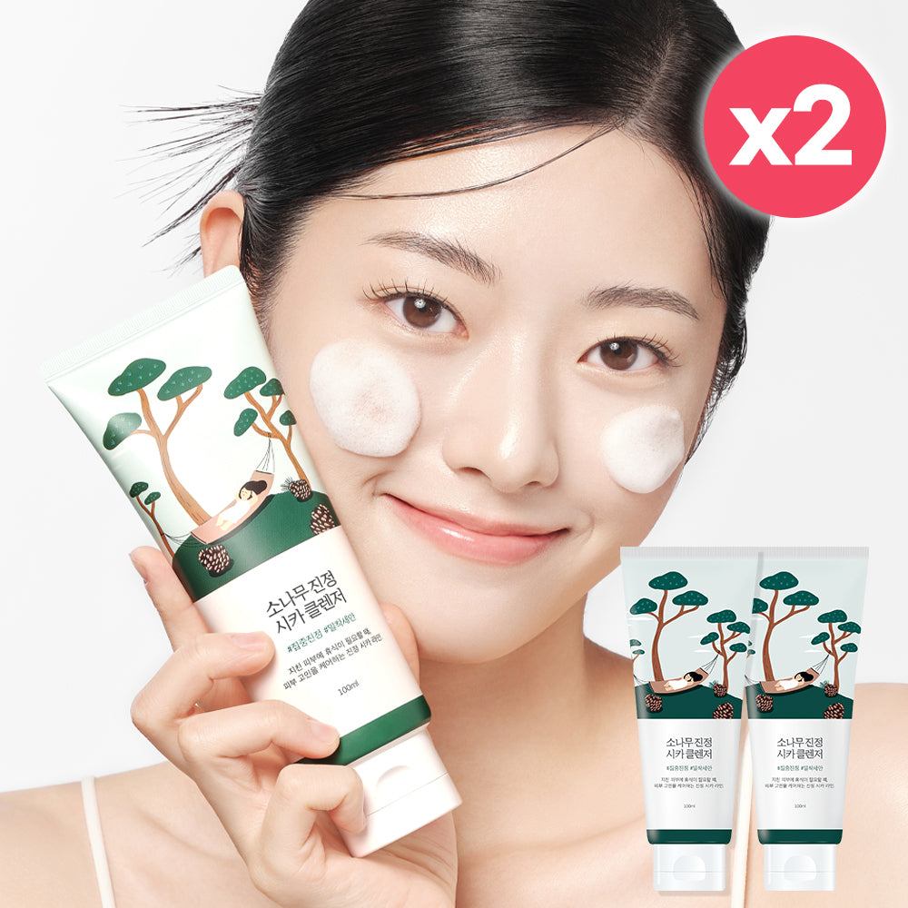 [Round Lab] Round Lab Pine Soothing Cica Cleanser 100ml+100ml