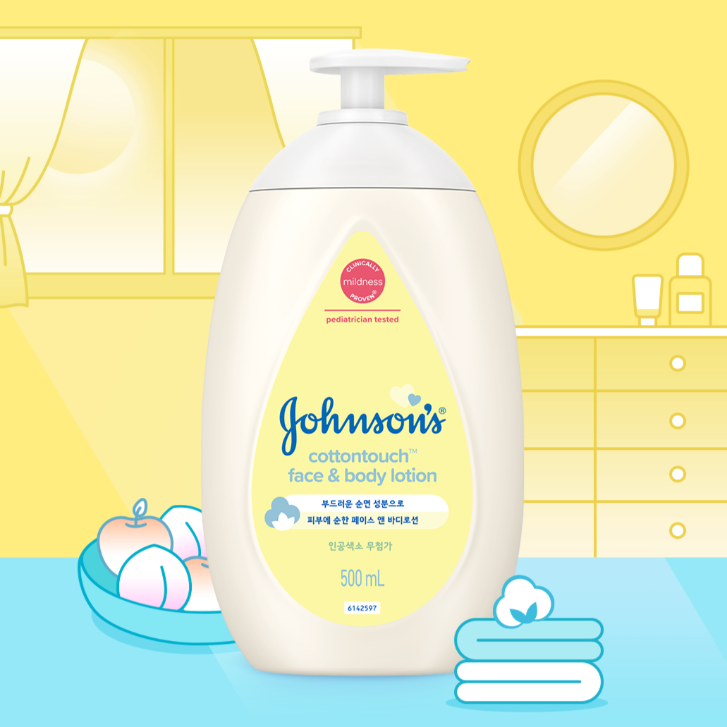 [Johnsons] Johnson's Cotton Touch Face and Body Lotion 500ml