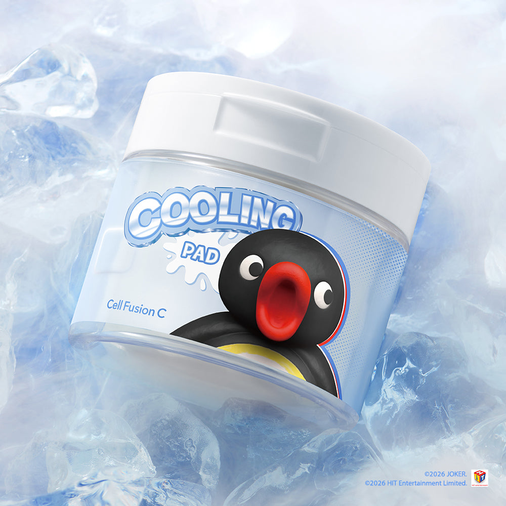 [Cell Fusion C] Cell Fusion C Post Alpha Cooling Pad 70 Sheets 1+1 Special (Refill + Pingu Magnet/Double)