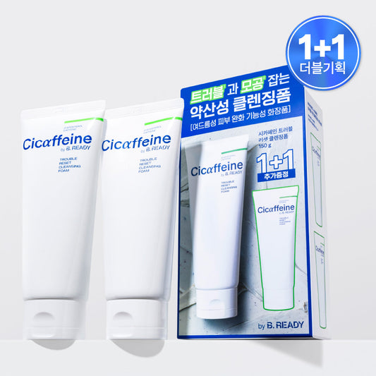 [BEREADY] Beready Caffeine Trouble Set Cleansing Foam 150g Special (1+1)