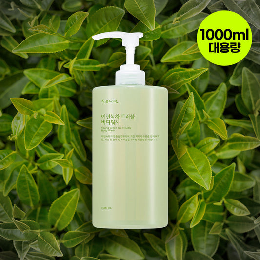 [Shingmulnara] Plant Nara Young Green Tea Trouble Body Wash 1000mL