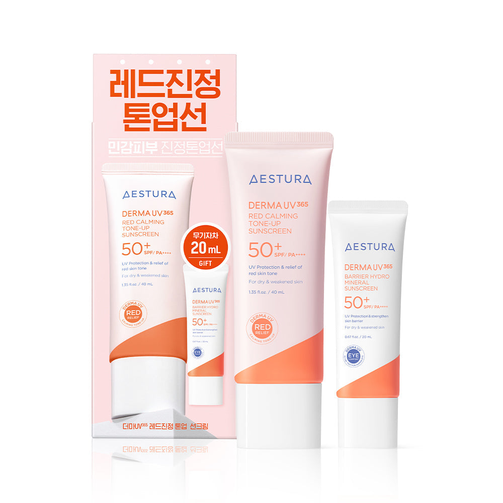 [Aestura] Aestura DermaUV365 Red Soothing Tone-Up Sun Cream 40ml Special (+ 20ml nicht oxidierte Sonnencreme)