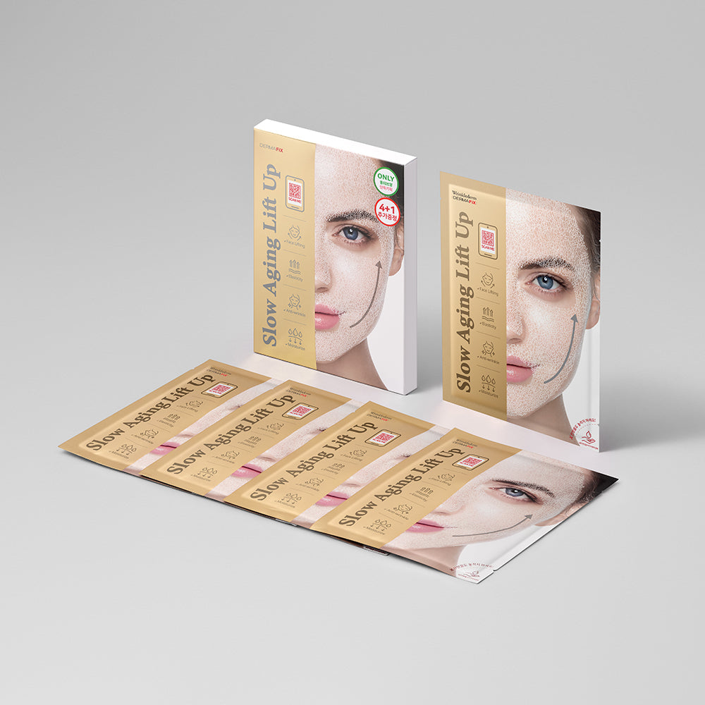 [Dermafix] Dermafix Slow Aging Lift-Up Mask Pack (4 sheets) (+1 gift plan)