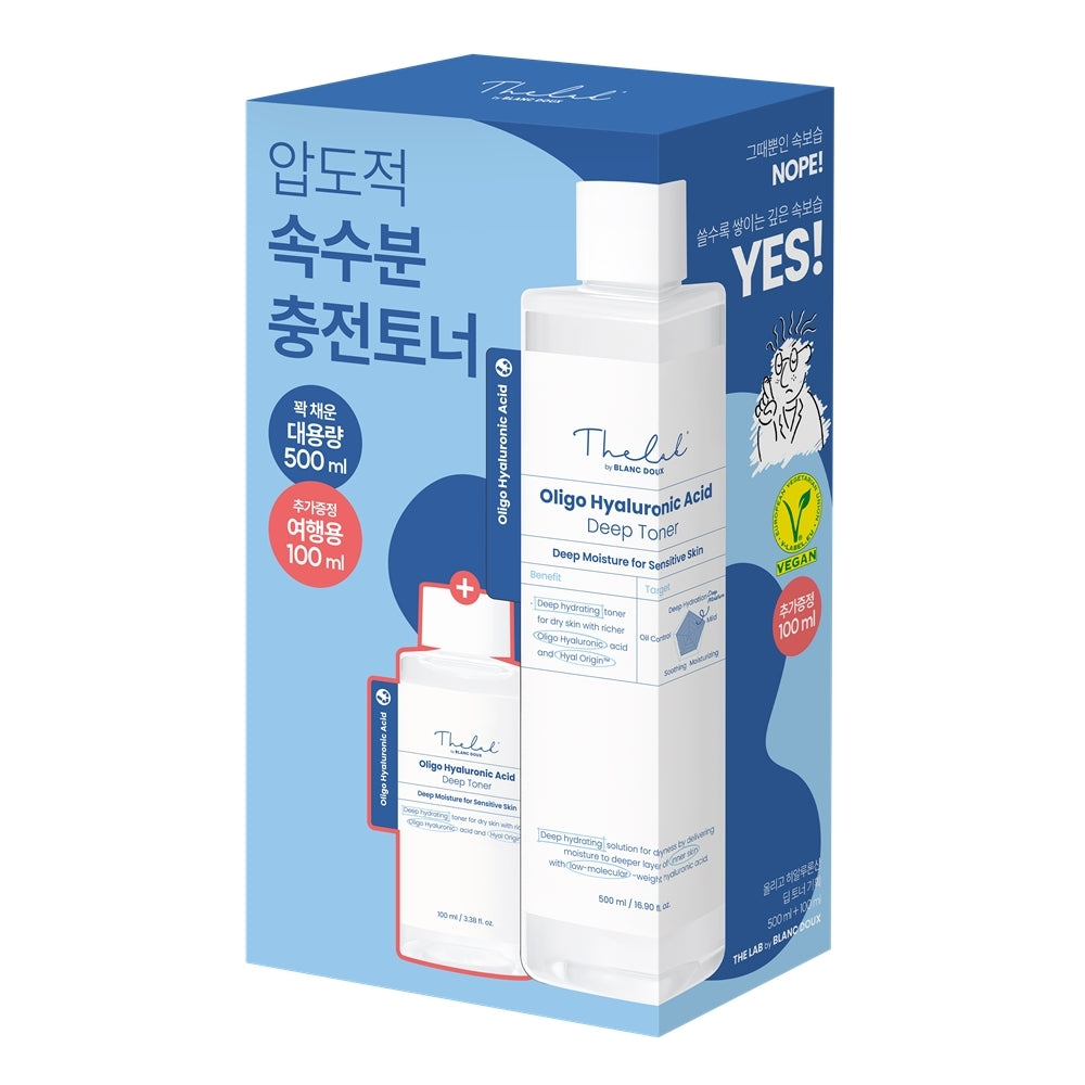 [the lab by blanc dou] The Lab by Blanc Do Oligo Hyaluronic Acid Deep Toner 500ml large capacity special (+100ml)