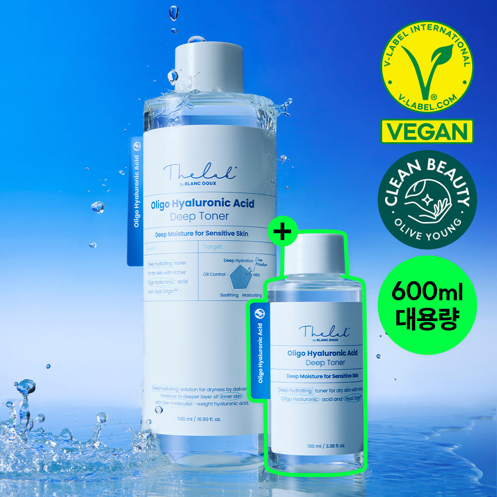 [the lab by blanc dou] The Lab by Blanc Do Oligo Hyaluronic Acid Deep Toner 500ml large capacity special (+100ml)