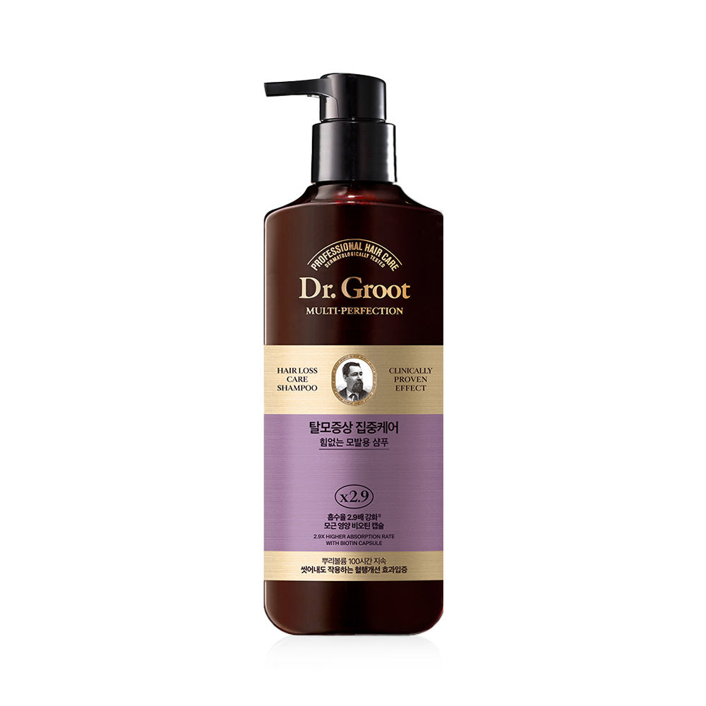 [DRGROOT] Dr. Groot Intensive Care Multi-Perfection Shampoo for Weak Hair 400ml (+ 100ml treatment included)