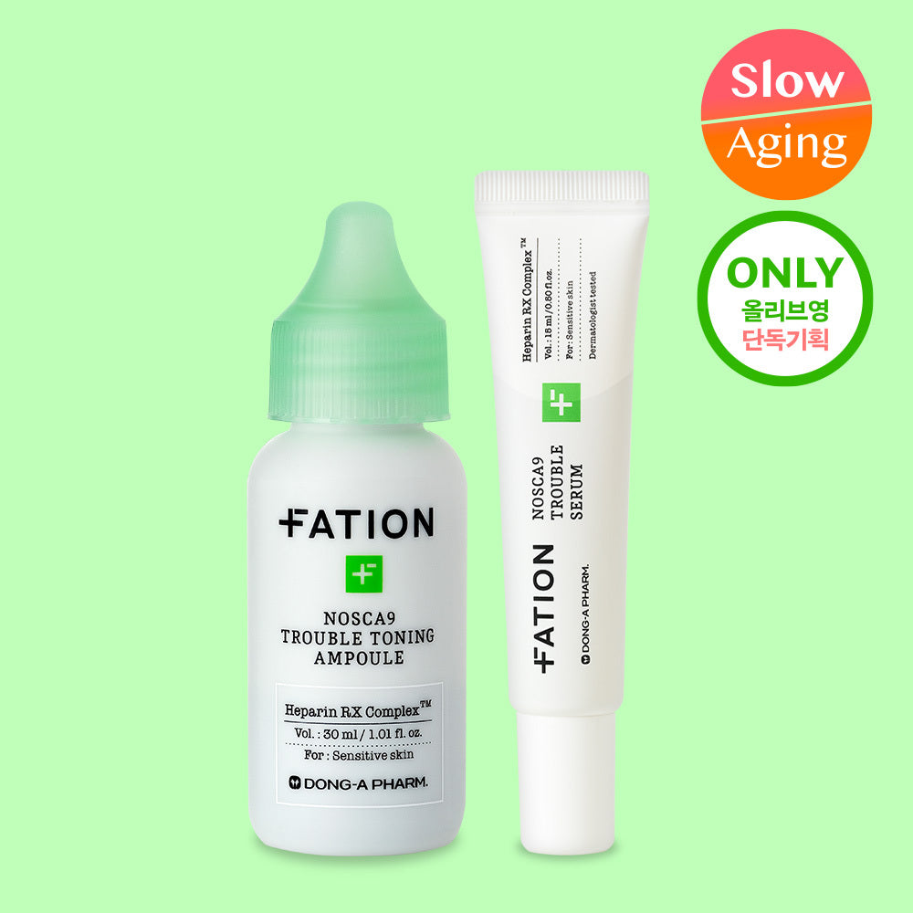 [FATION] Fation Nosca9 Trouble Trace Ampoule 30ml Special (+Trouble Serum 15ml)